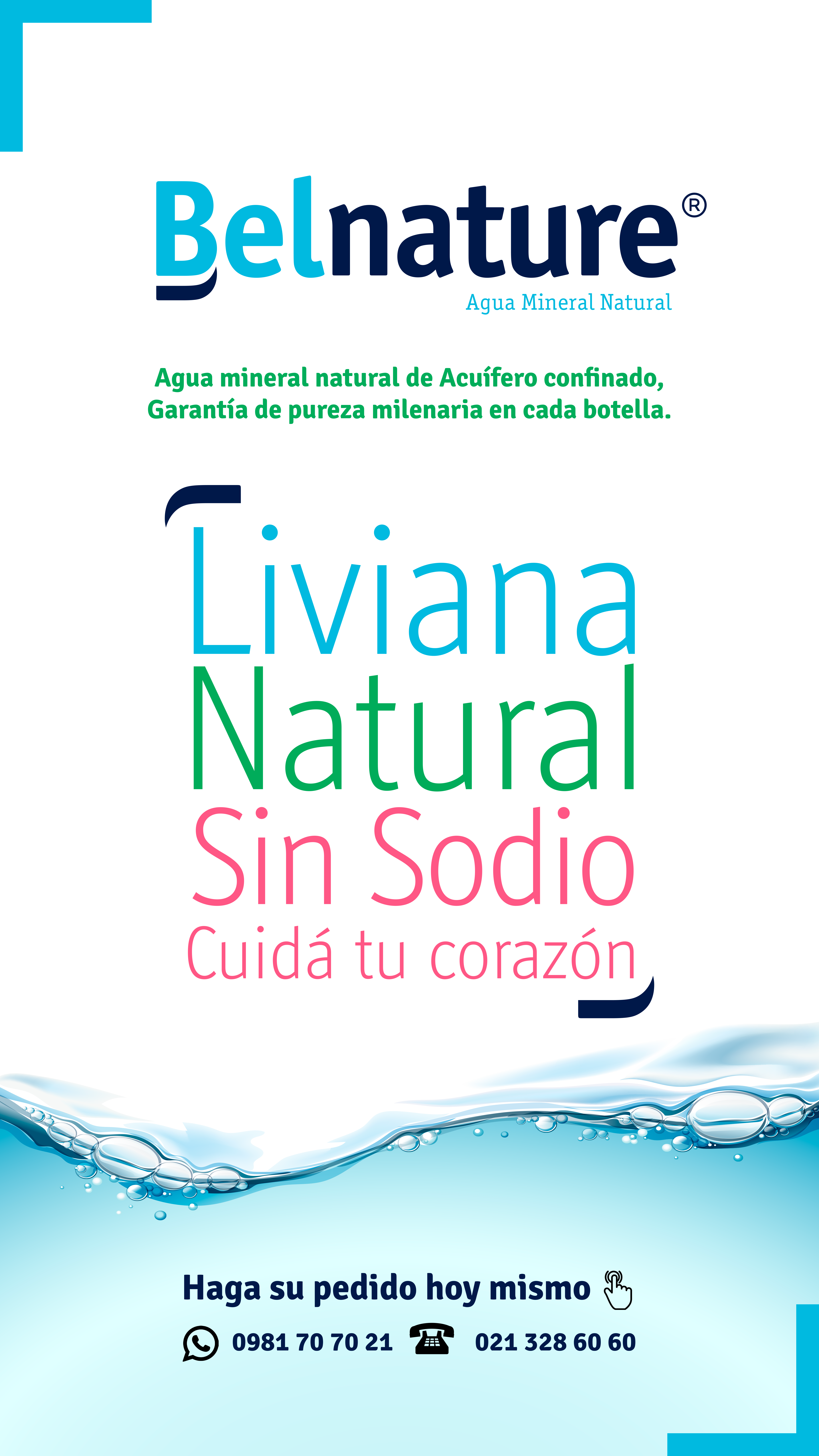 Belnature Agua Mineral Natural